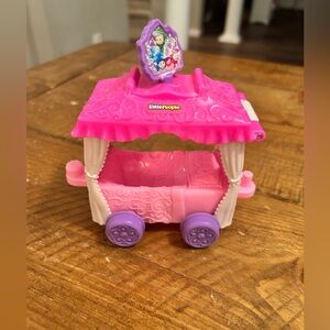 Fisher Price Little People Disney Princess Aurora's Parade Float ONLY as is